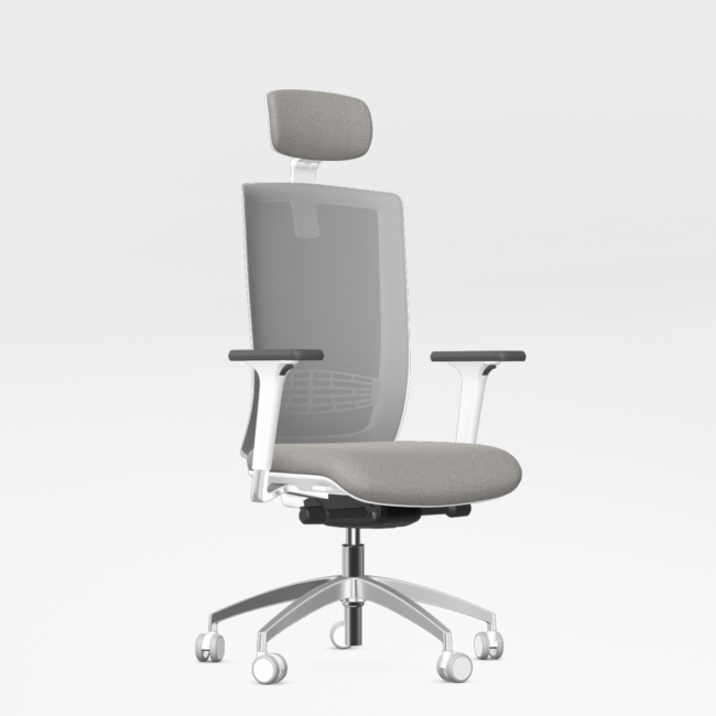 Ergonomiška Kėdė BEGIN H WHITE - Image 4